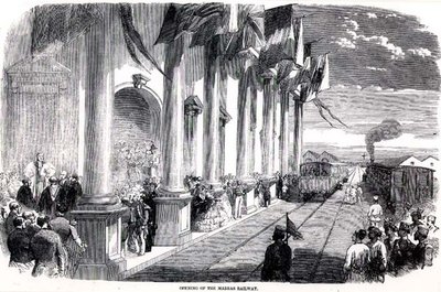 Ouverture du chemin de fer de Madras - English School