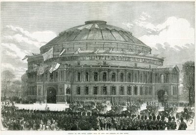 Ouverture du Royal Albert Hall par la reine Victoria - English School