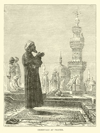 Orientaux en prière - English School