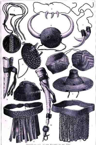 Ornements des Noirs sur le Nil, de 