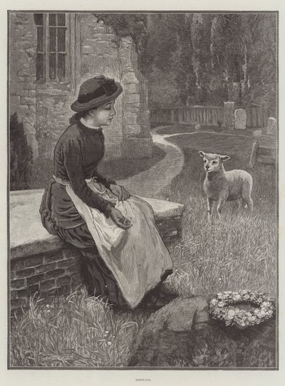 Orphelins (gravure) - English School