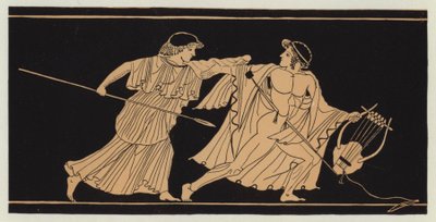 Orphée attaqué par une femme thrace - English School