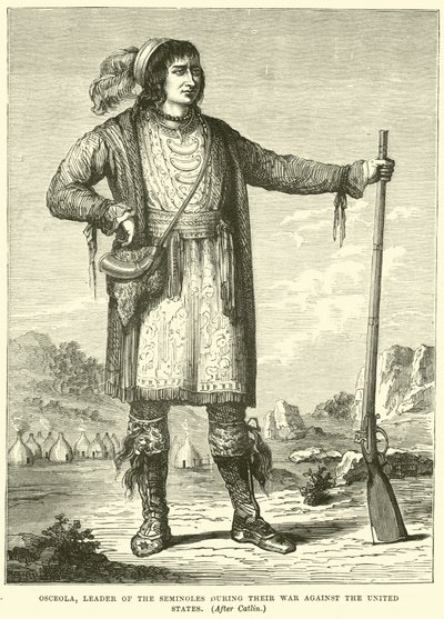 Osceola, chef des Séminoles pendant leur guerre contre les États-Unis - English School