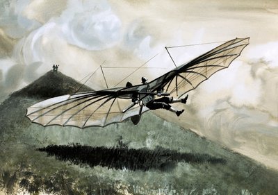 Otto Lilienthal a effectué plus de 1 000 vols dans son planeur primitif - English School