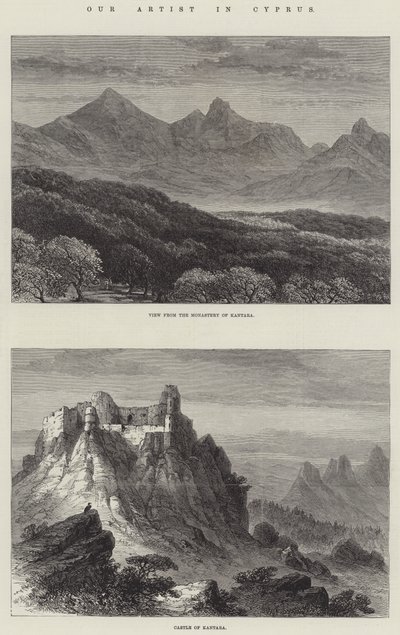 Notre artiste à Chypre (gravure) - English School