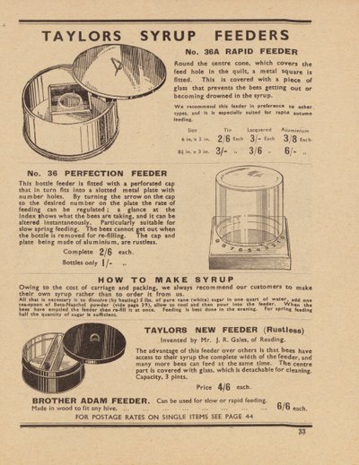 Page Catalogue Taylors Bee Supplies - English School