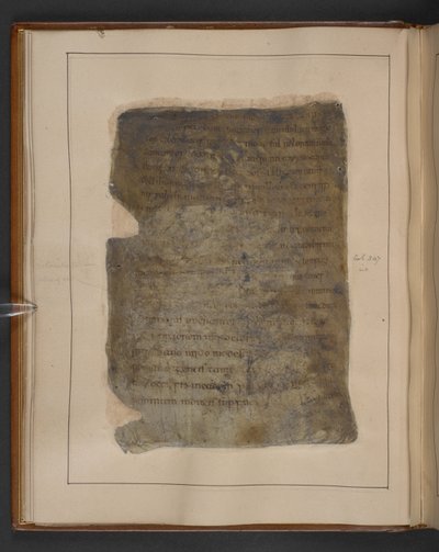 Page de Gildas, De excidio Britanniae (imparfait), milieu du 10ème siècle - English School