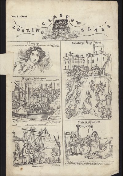 Page de la brochure sur la foire de Glasgow, publiée le 23 juillet 1835 - English School