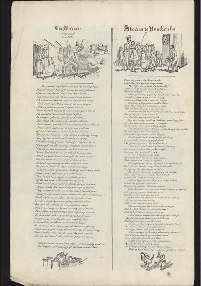 Page de la brochure sur la foire de Glasgow, publiée le 23 juillet 1835 - English School