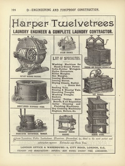 Page du Compendium des architectes, géomètres et ingénieurs 1892 - English School