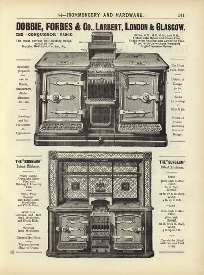 Page du Compendium des architectes, géomètres et ingénieurs 1892 - English School