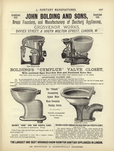 Page du Compendium des architectes, géomètres et ingénieurs 1892 - English School