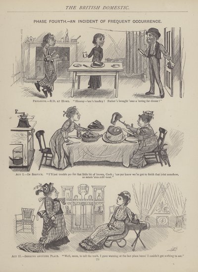 Page de The British Working Man or One Who Does Not Believe In Him (gravure) - English School