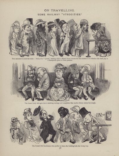 Page de The British Working Man or One Who Does Not Believe In Him (gravure) - English School