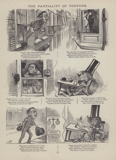 Page de The British Working Man or One Who Does Not Believe In Him (gravure) - English School