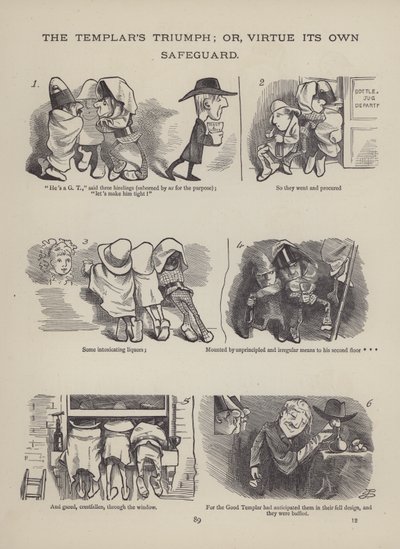 Page de The British Working Man or One Who Does Not Believe In Him (gravure) - English School