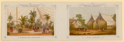 Page du catalogue des tentes de Benjamin Edgington de Southwark, Londres - English School
