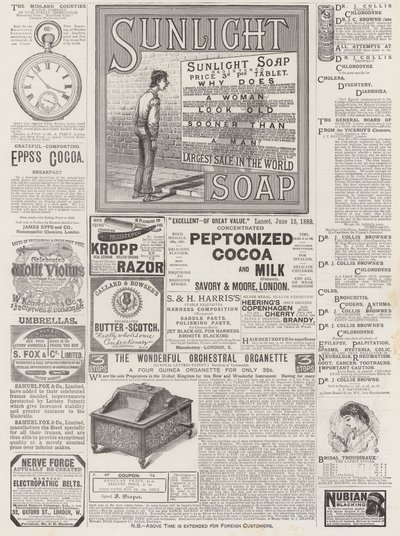 Page de publicités - English School