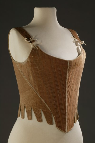 Paire de corsets, années 1780 - English School