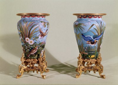 Paire de vases, Elkington & Co., vers 1875 - English School
