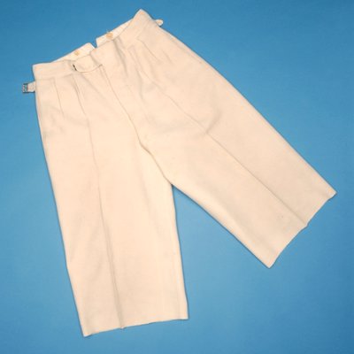 Paire de shorts de football blancs, années 1930 - English School