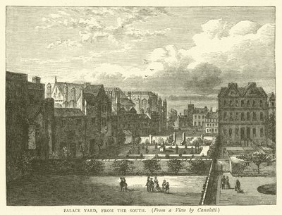 Palace Yard, depuis le sud, d