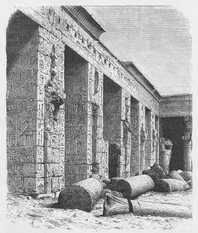 Palais de Ramsès III, Medinet-Abou - English School