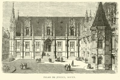 Palais de Justice, Rouen, décembre 1870 - English School