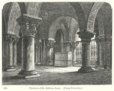 Panteon de Saint Isidore, Léon (gravure) - English School