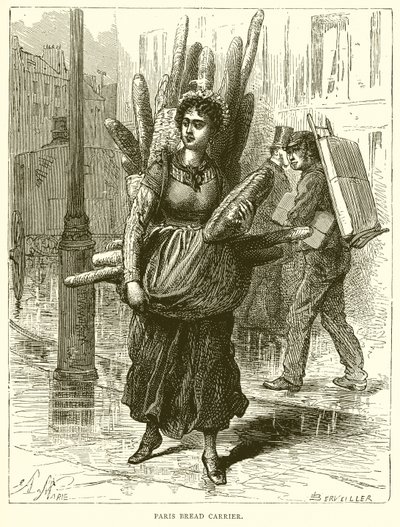 Porteur de pain parisien - English School