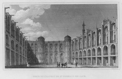 Paris, cour du Château de Saint-Germain-en-Laye - English School