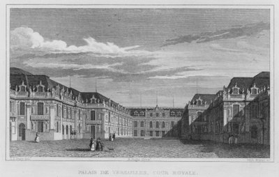 Paris, Palais de Versailles, Cour Royale - English School