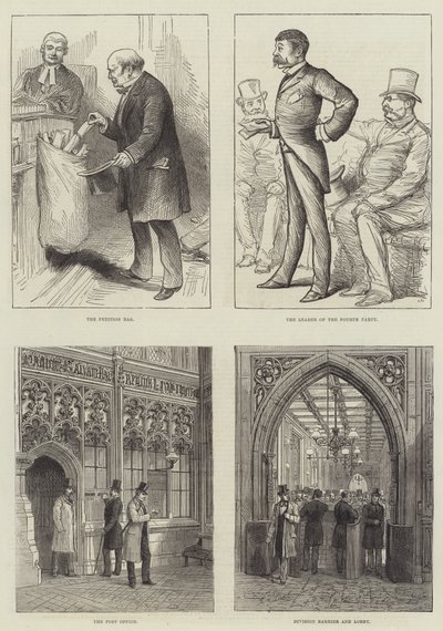 Procédure parlementaire (gravure) - English School