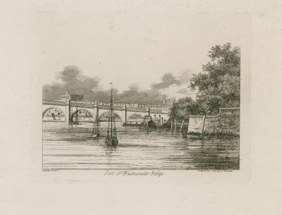 Partie du pont de Westminster - English School