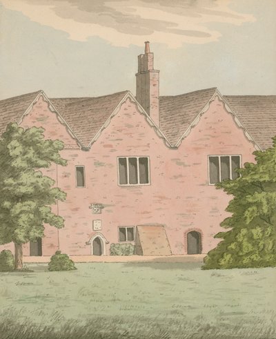 Partie du palais épiscopal à Fulham, Londres - English School