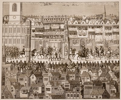 Partie de la procession de couronnement d