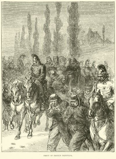 Groupe de prisonniers français, janvier 1871 - English School