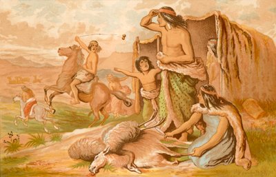 Patagoniens - Départ pour la chasse au Guanco - English School