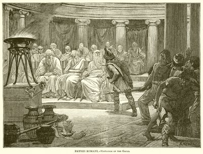 Patres Romani. Visite des Gaulois - English School