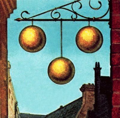 Enseigne de prêteur sur gages - English School
