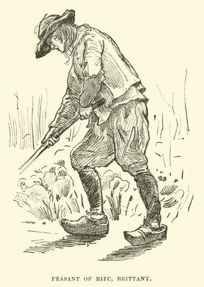Paysanne de Riec, Bretagne - English School