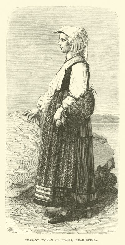 Paysanne de Biassa, près de La Spezia - English School