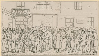 Personnes rassemblées chez Tattersalls - English School