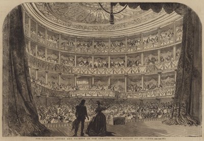 Représentation devant Sa Majesté dans le théâtre du Palais de St Cloud - English School