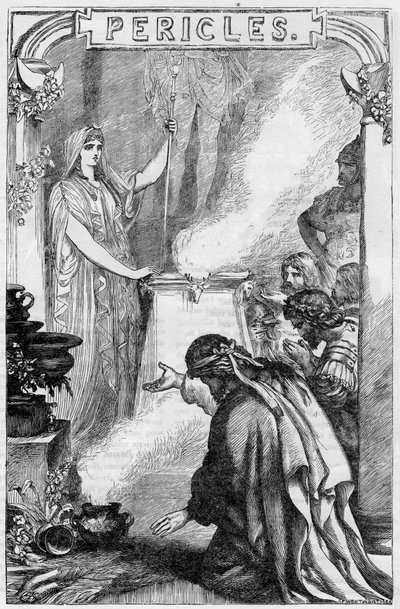 Périclès, Prince de Tyr - Illustration dans « Œuvres complètes de William Shakespeare » 1866 - Les illustrations et la forme générale de cette édition sont empruntées à Cassell