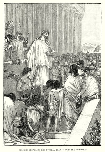 Périclès prononçant l