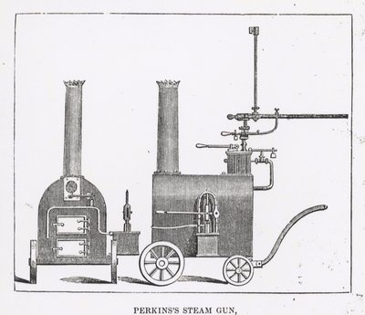 Le canon à vapeur de Perkins - English School