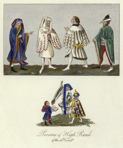 Personnes de haut rang du XVe siècle - English School