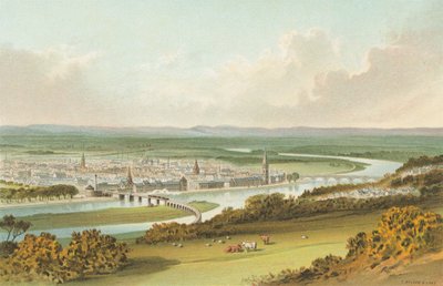 Perth depuis Kinnoul Hill - English School