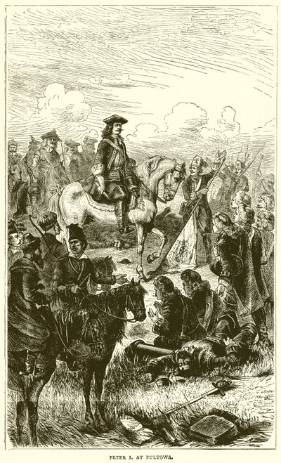 Pierre Ier à Pultowa - English School